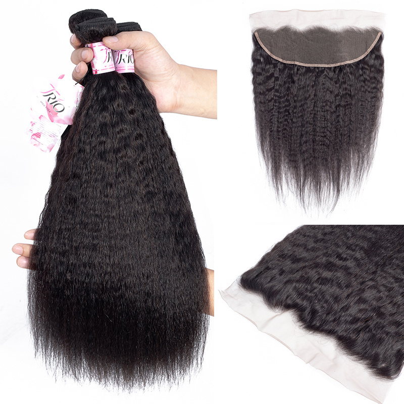 Wholesale Kilo Raw Indian Virgin Human Hair Bundles Vendors With Lace Closure , Mink Hair Virgin Brazilian Cuticle Aligned Hair