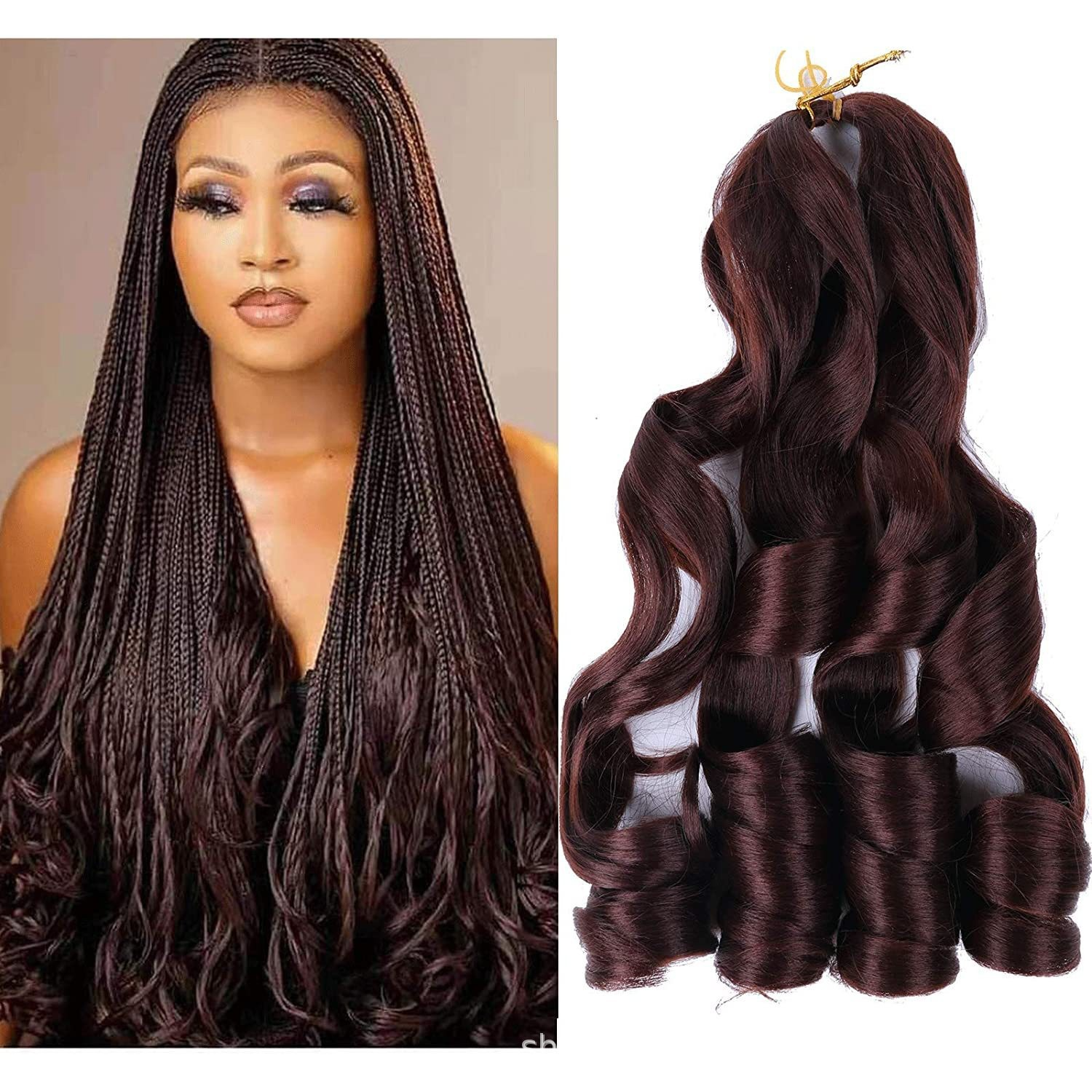 spiral french curl wave yaki pony style curly wavy afro kinky extensions synthetic braids for african hair attachments