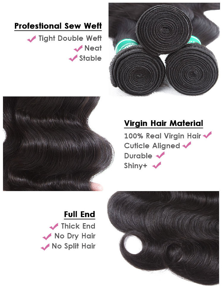 TRIO Hair No Glue No Thread No Clips Machine Weft Braid In Virgin Hair,Braid In Bundles