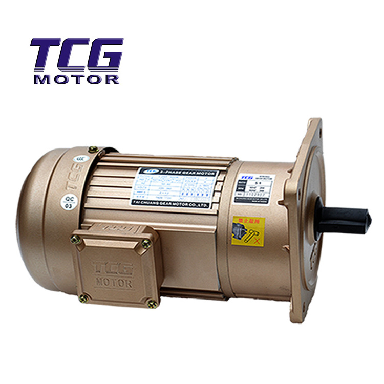 Geared Motor Horizontal , AC synchronous electric motor with IEC head, Y series