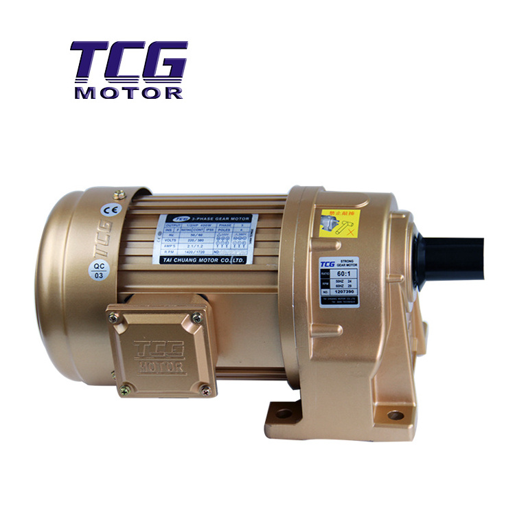 Geared Motor Horizontal , AC synchronous electric motor with IEC head, Y series