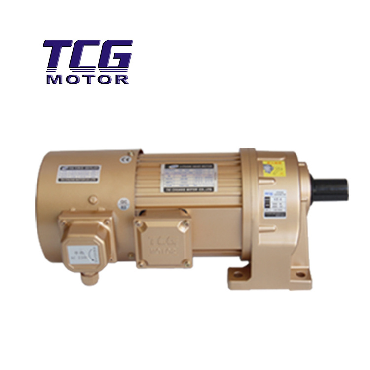 Geared Motor Horizontal , AC synchronous electric motor with IEC head, Y series