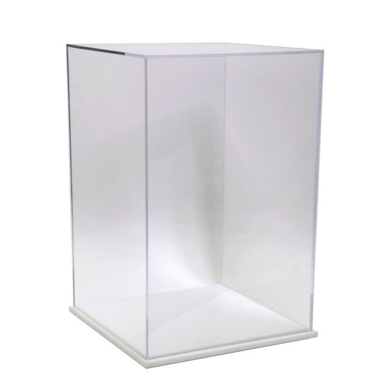 Clear Plexiglass Trophy Display Box Customized Pop Display Box