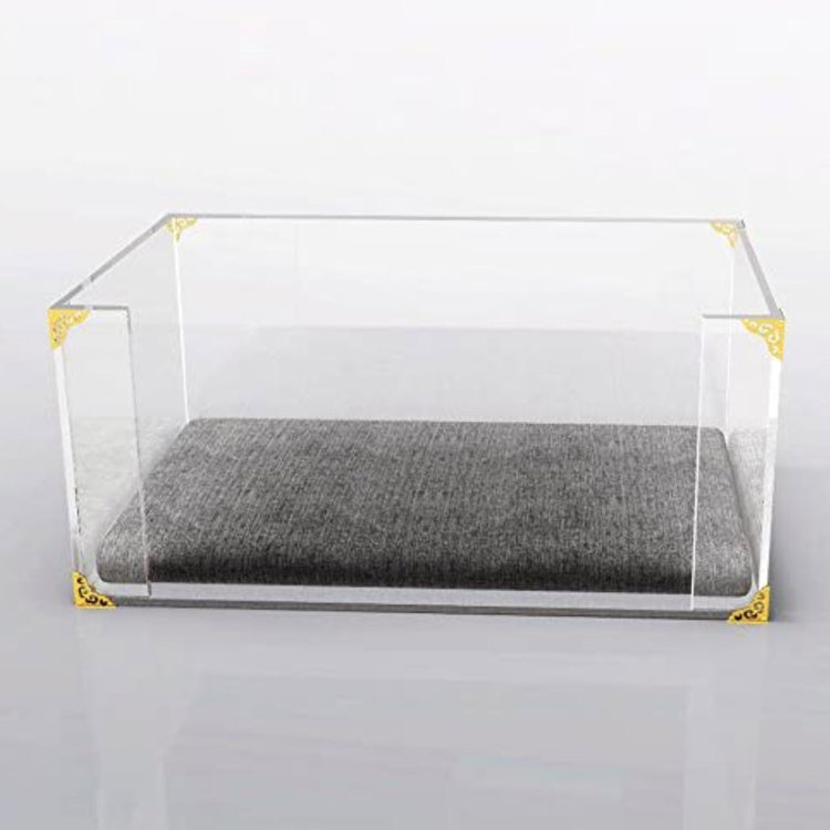 Modern Design Clear Acrylic Pet Bed For Dogs and Cats