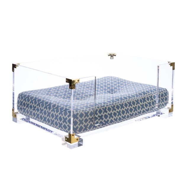 Modern Design Clear Acrylic Pet Bed For Dogs and Cats