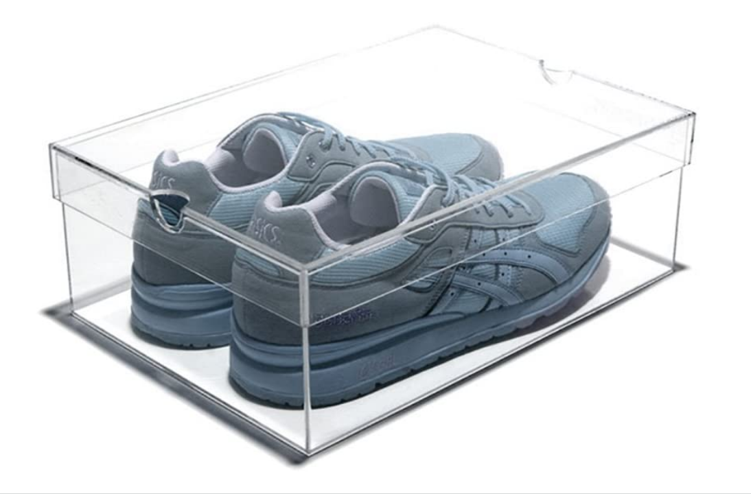 Factory transparent  basketball sneaker acrylic display shoe box