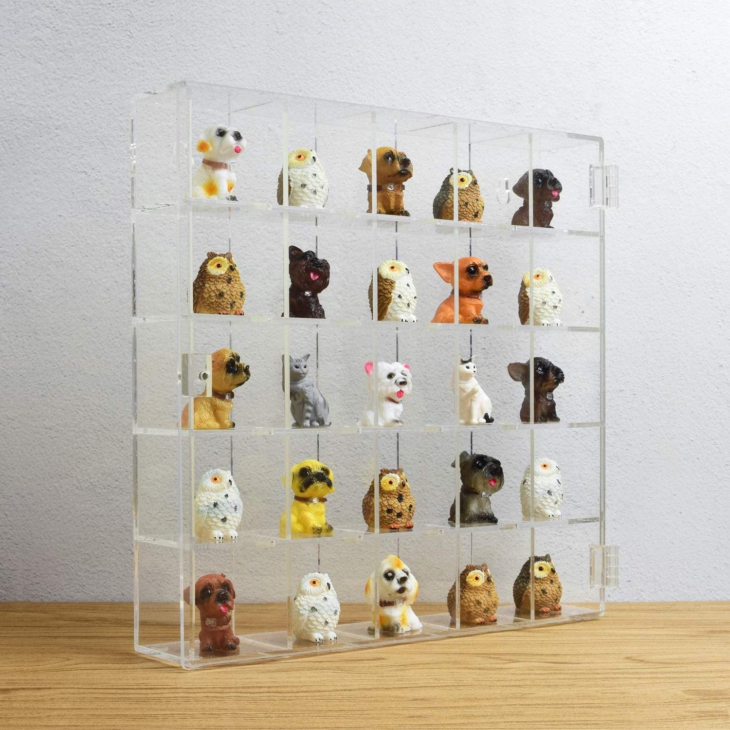 High Quality Acrylic Display Case Cabinet Stand for Collectibles PMMA Perspex Storage Organizer Rack with Magnets Door