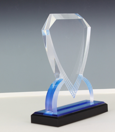 Clear Custom Acrylic Trophy Block Blank Colored Acrylic Trophy Awards For Display