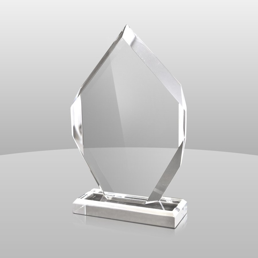 Clear Custom Acrylic Trophy Block Blank Colored Acrylic Trophy Awards For Display