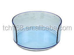 Clear Cute Acrylic Pet House  Indoor Plastic Pet Bed with cushion