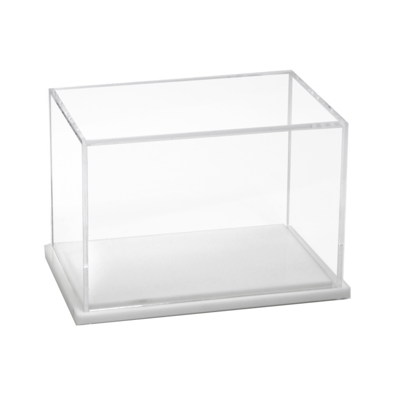 Clear Plexiglass Trophy Display Box Customized Pop Display Box