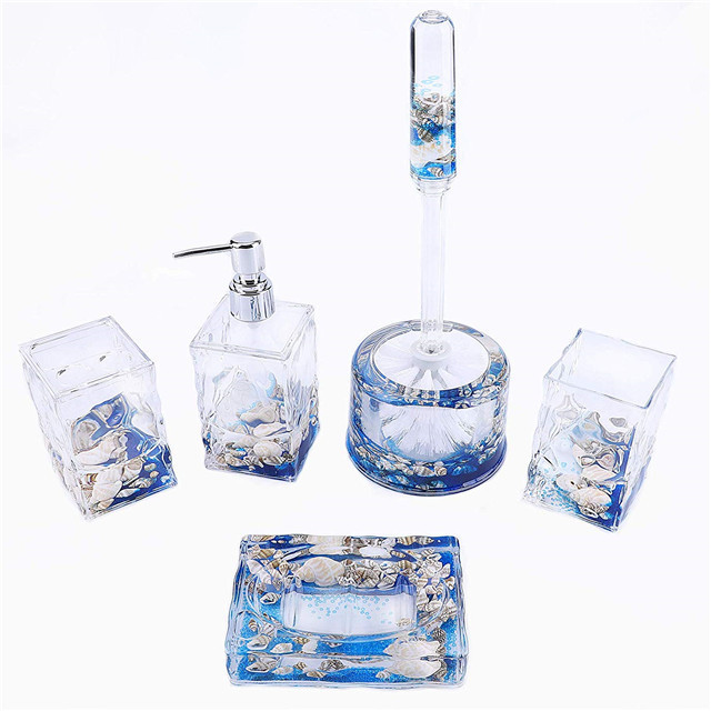 Acrylic Bathroom Accessories Set Acrylic Soap Dispenser