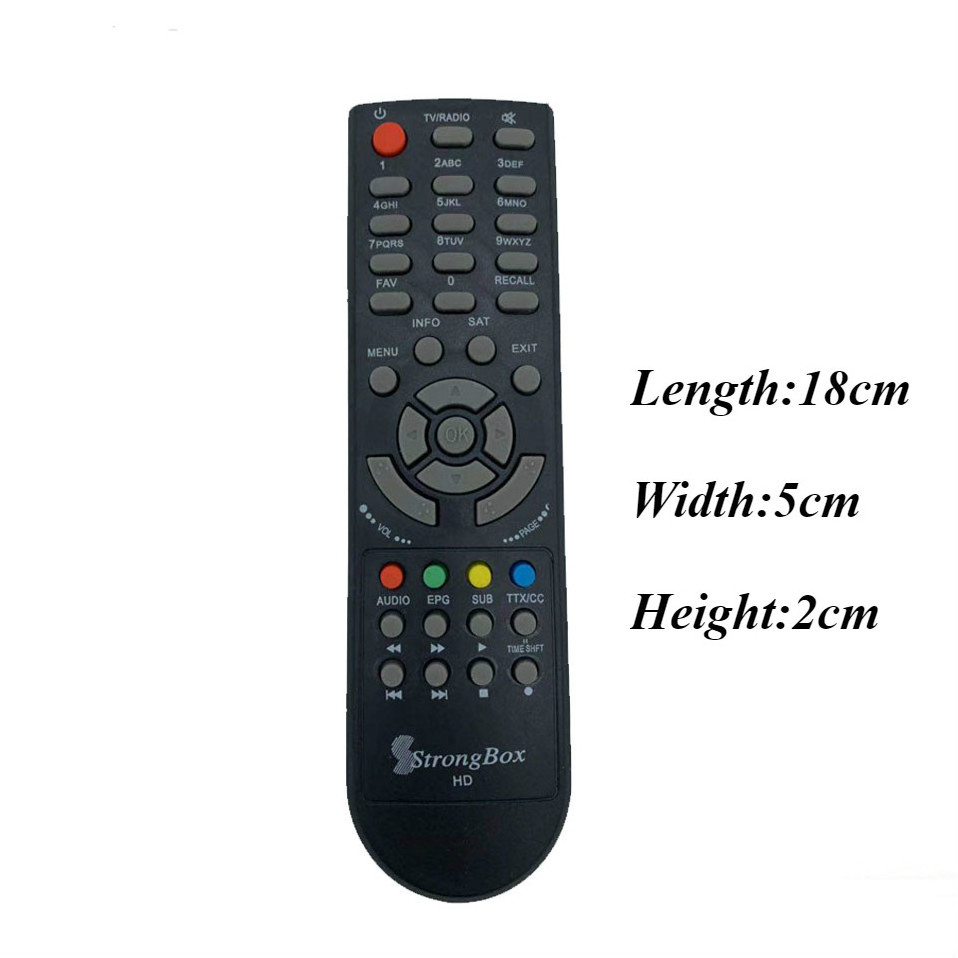 Good quality Strong Box HD Satellite Receiver Remote Control