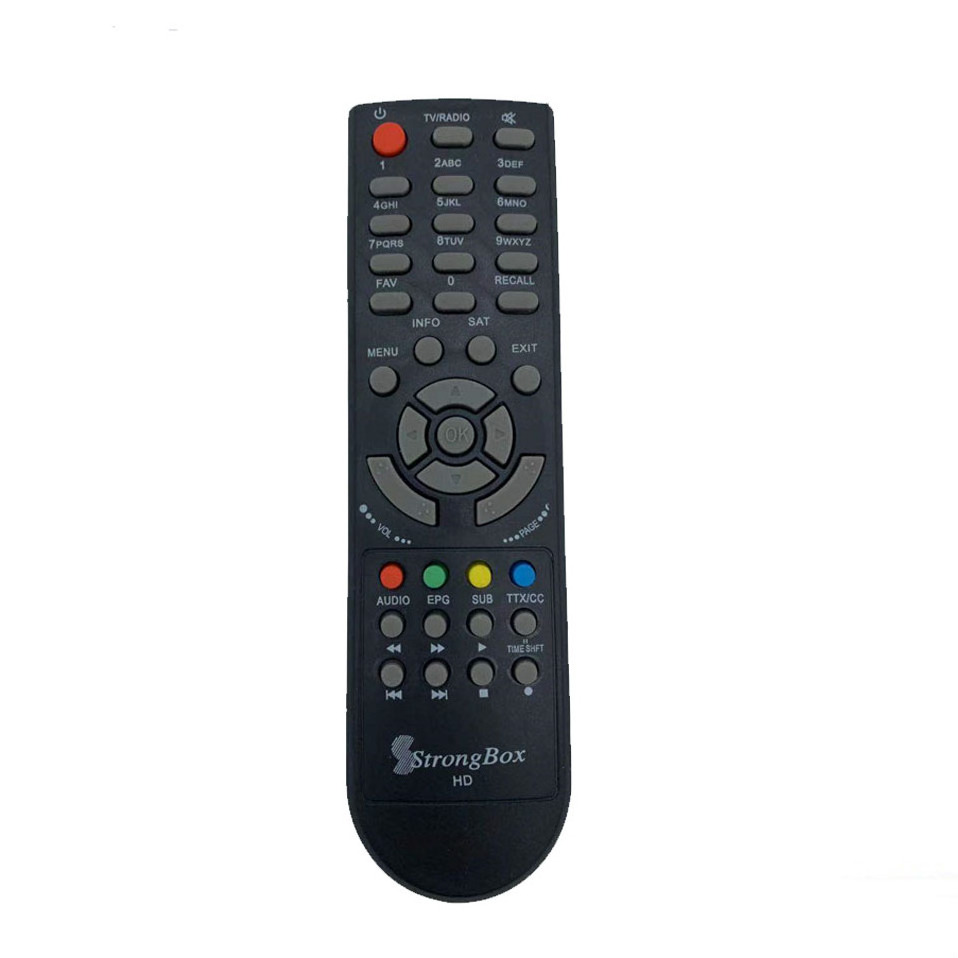 Good quality Strong Box HD Satellite Receiver Remote Control