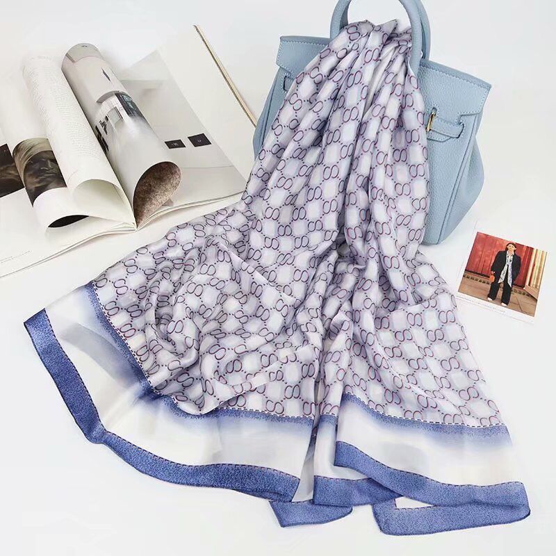 Long Style of Length and Printed Pattern Cotton Printed Scarf