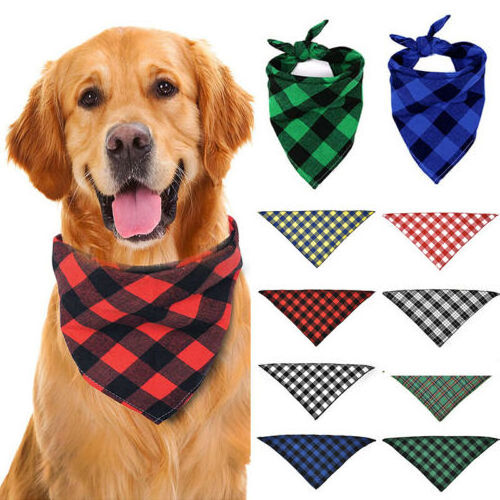 Hengli Factory 100% Cotton Custom Design Hot sale Christmas Gift for Pets High Quality Triangle Dog Bandana with Logo