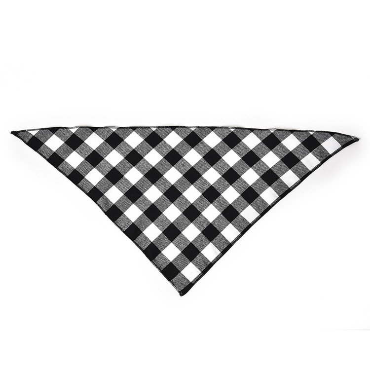 Hengli Factory 100% Cotton Custom Design Hot sale Christmas Gift for Pets High Quality Triangle Dog Bandana with Logo