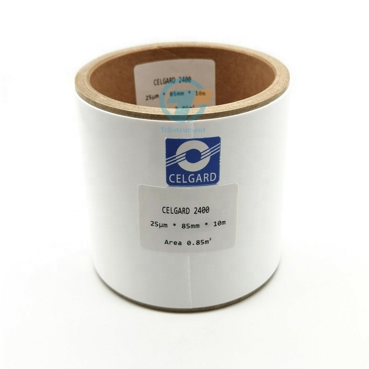 25um Celgard 2400 Li-ion battery separator Mono-layer Polypropylene  85mm x 10m