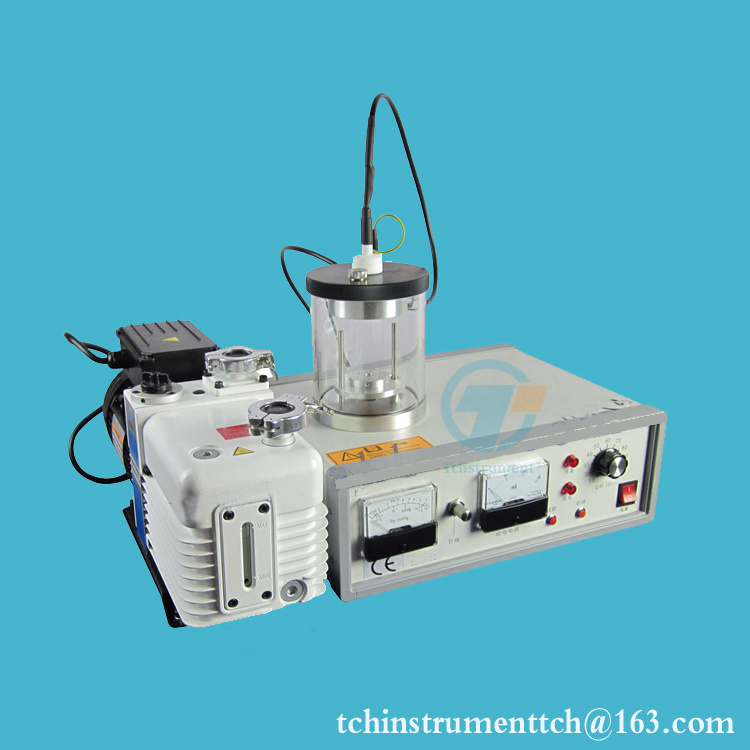 Mini Plasma Sputtering Coater with Vacuum Pump & Gold Target TCH-GSL-1100X-SPC12