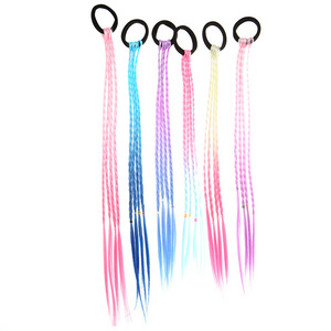 Children's hair accessories  baby wigs hair ropes little girls braids ball heads wigs  hair rings girls dirty  dirty braids