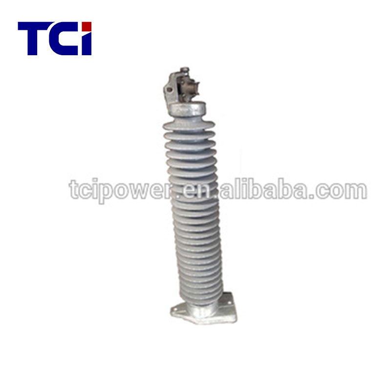 Horizontal clamp 115kV porcelain line post insulator one and double clamp