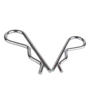 High quality galvanized spring steel B type clip M2 split pin for fasten the bolt with hole