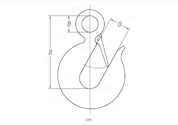 Hebei Fastener Factory supply Eye Hooks With Latch S-320,    Eye sling hook