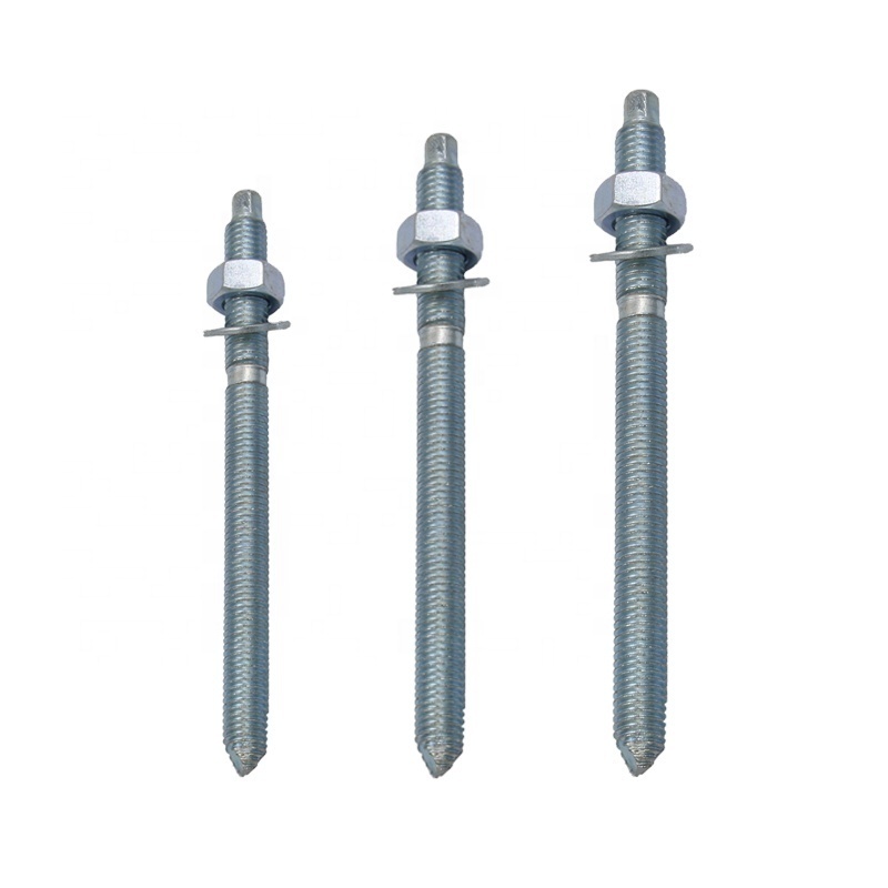 Hot sale Chemical Stud Anchor grade,8.8 Galvanized  Chemical Stud Anchor  M16*190mm