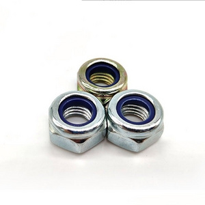 DIN 985 Nylon Insert Hex Lock Nuts - Zinc Plated Alloy Steel, Class 8 & 10  20*19,NYLON INSERT SELF LOCKING NUT