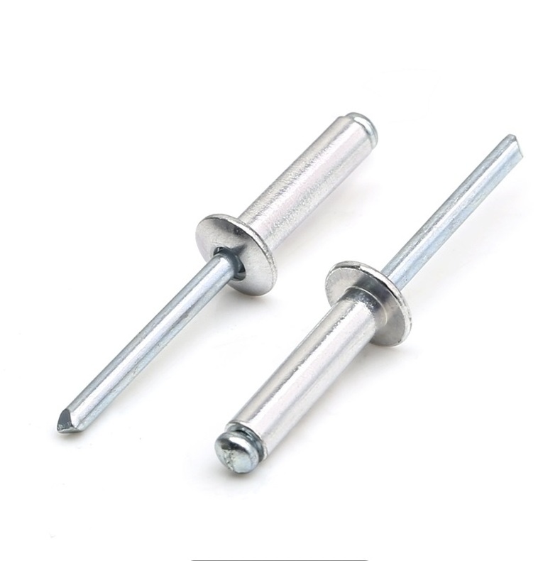 Aluminum Mushroom Screw Pull Rivets Breaking Mandrel Blind Nail Pop Rivet Self Inserting Rivets Furniture