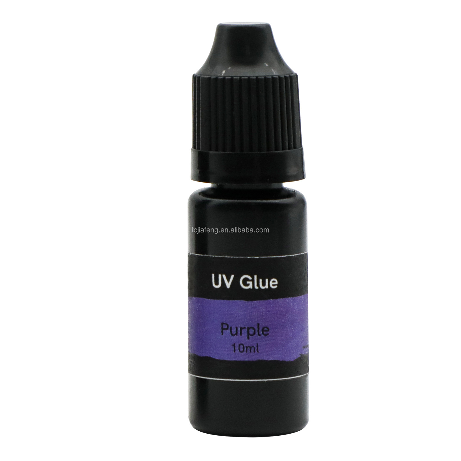 Factory  OEM purple color 10g/ black bottle Clear UV-Led Curable Resin Glue n for DIY Jewelry Crafts