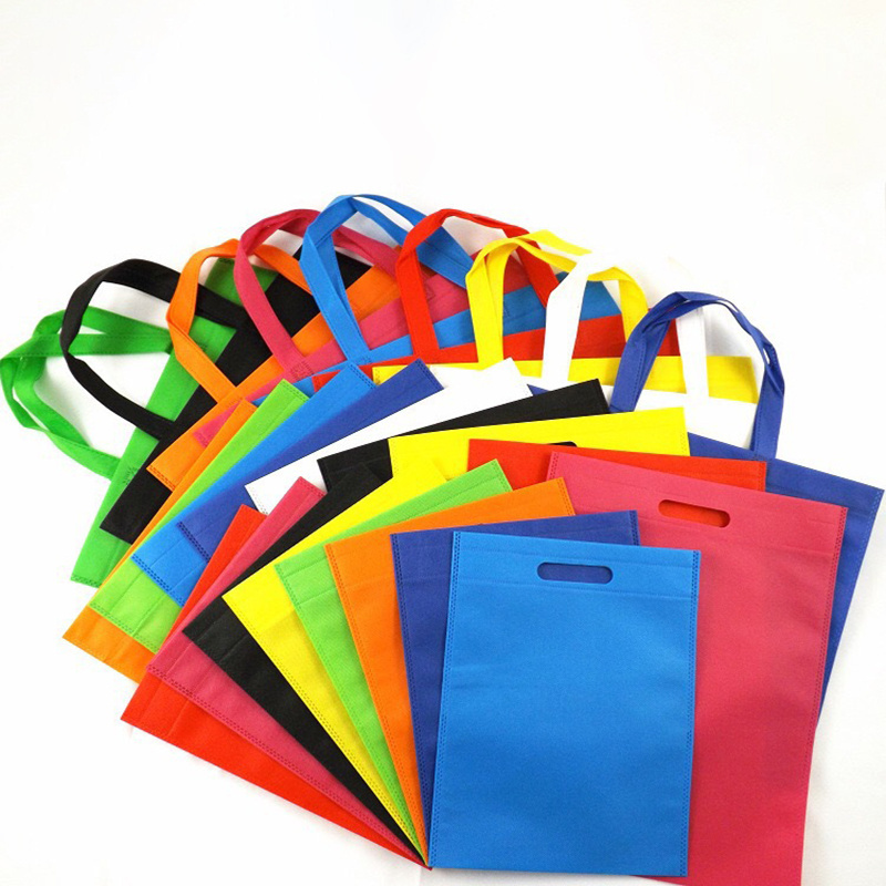 Eco Reusable Supermarket Grocery Promotion Shopping Non Woven Carry Bag Print Accept Customized Logo