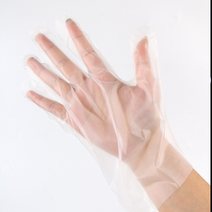 Hot Sale in USA Japan Europe Powder Free Transparent Disposable CPE TPE Gloves Poly Gloves Food Grade