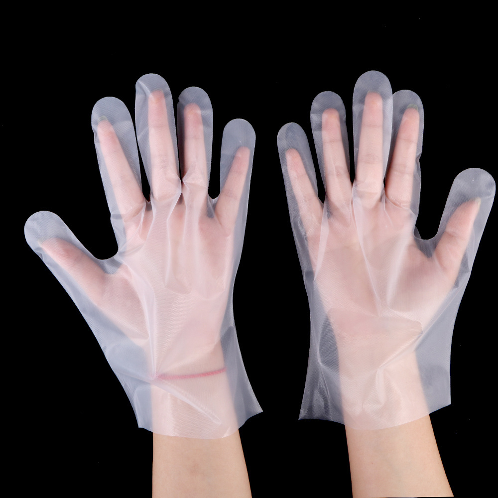 Hot Sale in USA Japan Europe Powder Free Transparent Disposable CPE TPE Gloves Poly Gloves Food Grade