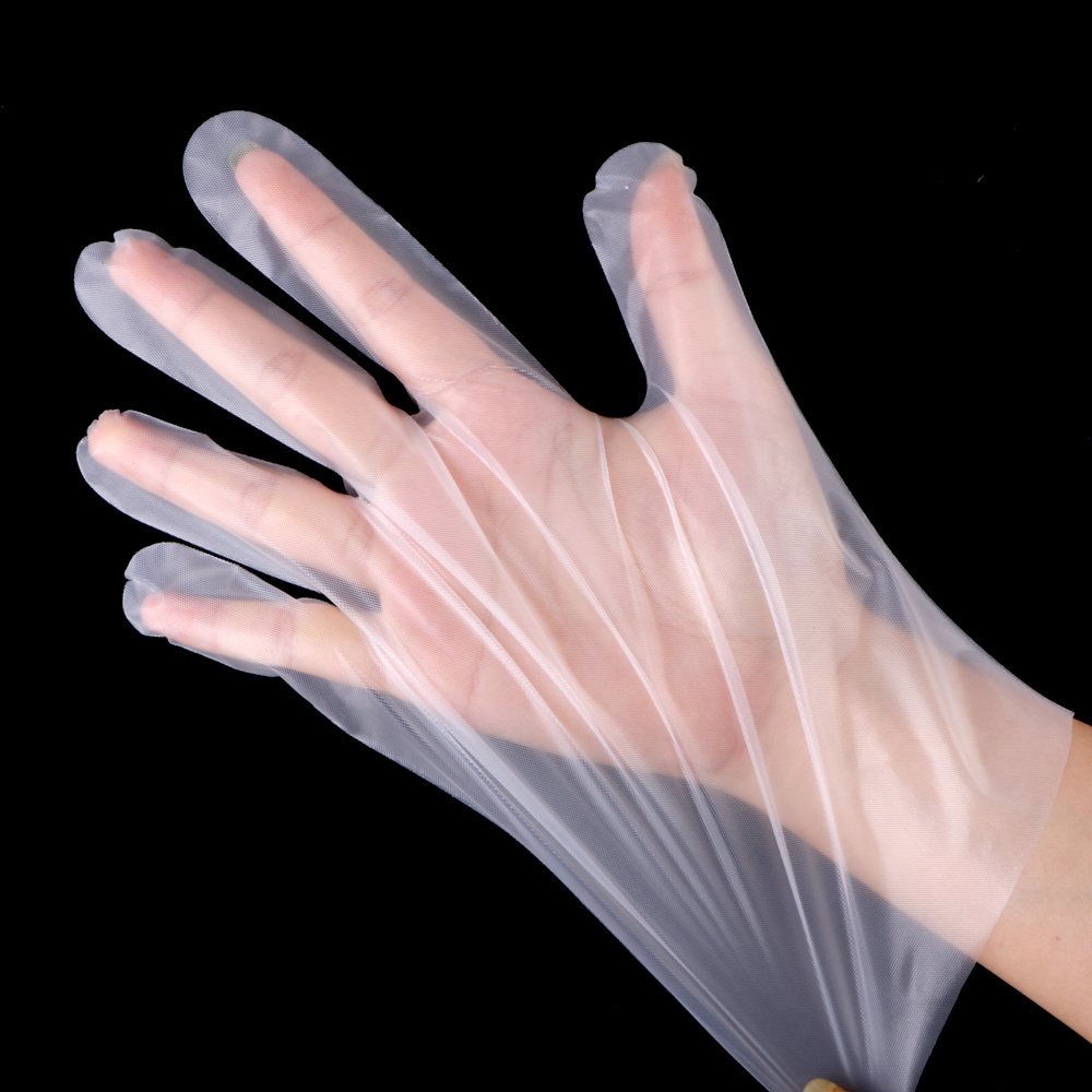 Hot Sale in USA Japan Europe Powder Free Transparent Disposable CPE TPE Gloves Poly Gloves Food Grade