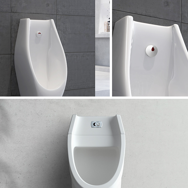 Stainless Steel Panel Urinal Flush Sensor and Hand Manual with Led Lighting