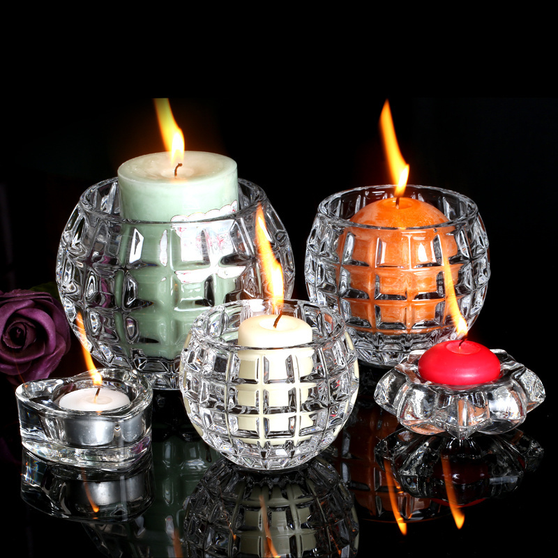 clear decorative glass chimney candle holder crystal tealight glasses votive candle holders glass