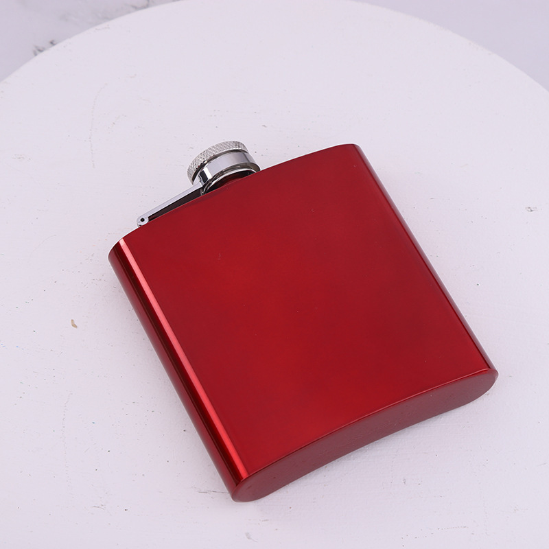 6oz Whiskey Liquor Drinking Flask Stainless Steel Hip Flask 400ml