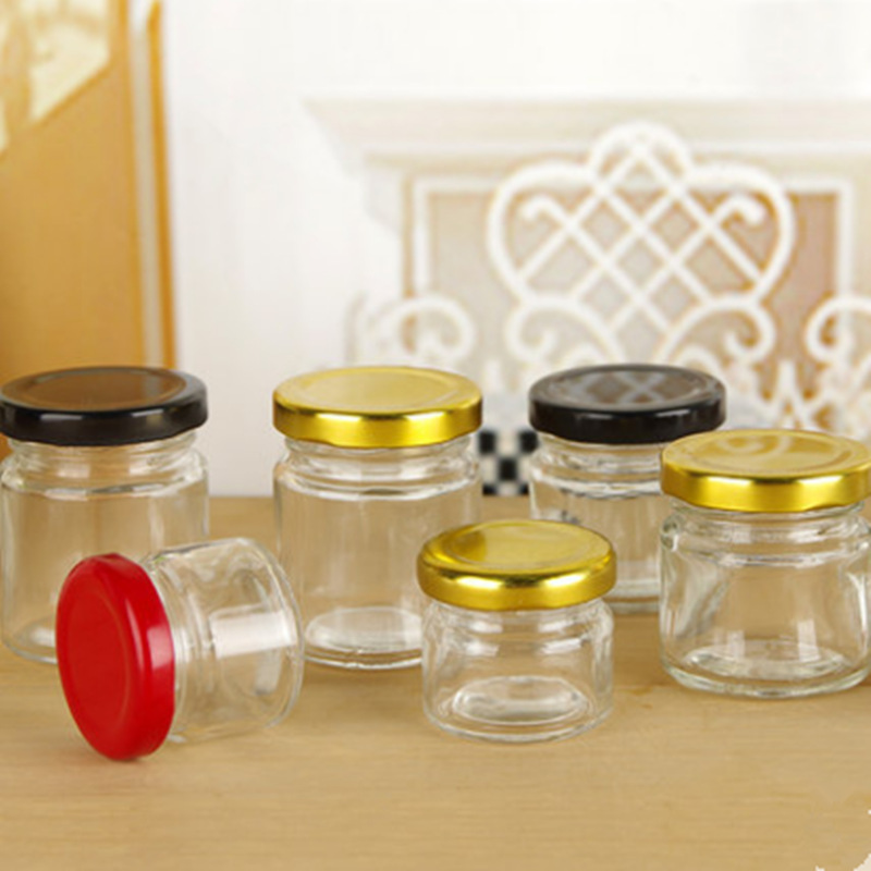 Factory Manufactured Different Sizes Glass Caviar/honey/pickle/jam Jar Glass Pickle Jar With Lid