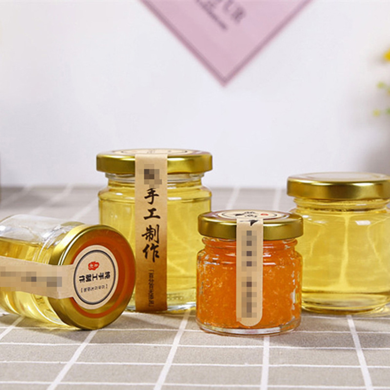 Factory Manufactured Different Sizes Glass Caviar/honey/pickle/jam Jar Glass Pickle Jar With Lid