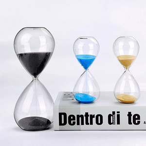 Wholesale Big Hourglass Sand Timer Decorative Hour Glasses with Different Color Sand Hourglass Sand Timer