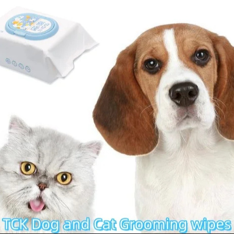 TCK Pet Grooming Antiperspirant Wipes Dog Deodorant Butt Best Pup Friends