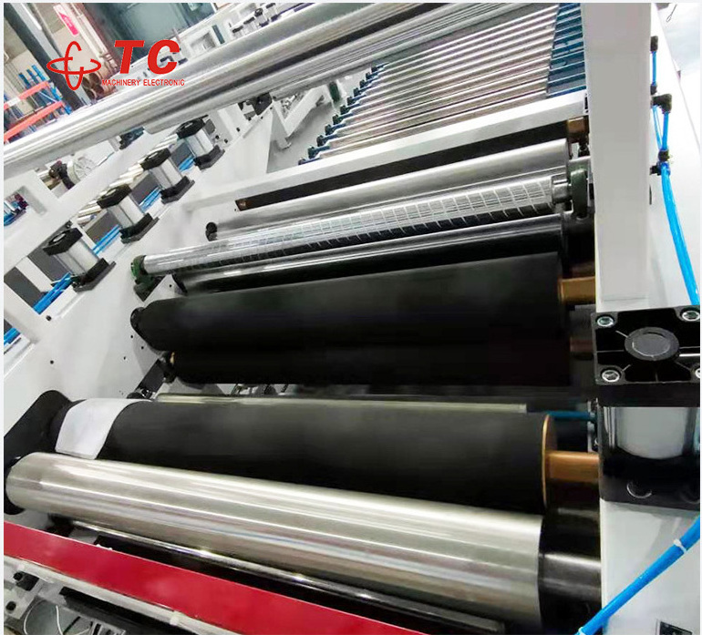 TC roller press mdf panel white glue and  Water Based Cold Glue Sticking Pape laminating machine