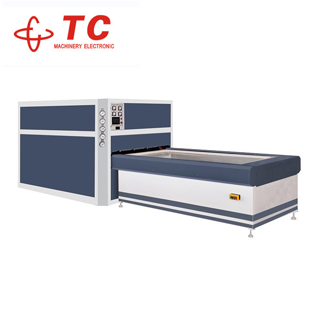 TC double Station Woodworking Machinery High Quality Automatical Vacuum Membrane Press Machine