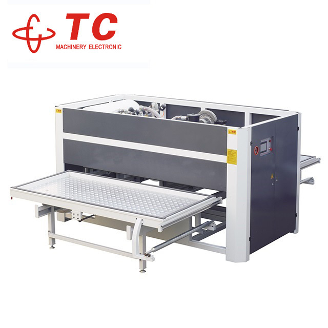 TC double Station Woodworking Machinery High Quality Automatical Vacuum Membrane Press Machine