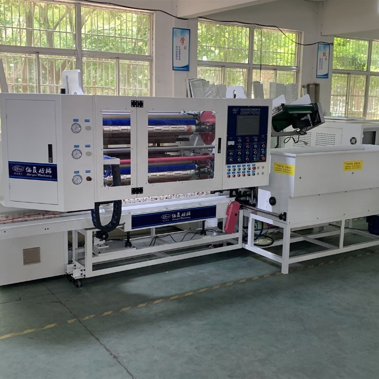 High speed fully automatic adhesive bopp packing tape slitting rewinding machine