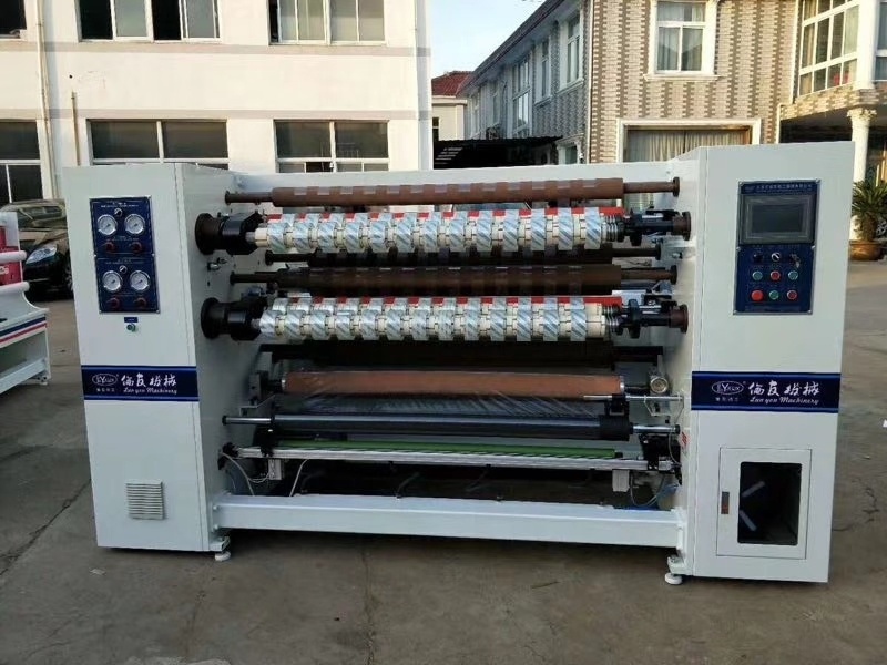 Automatic bopp self adhesive tape making machine