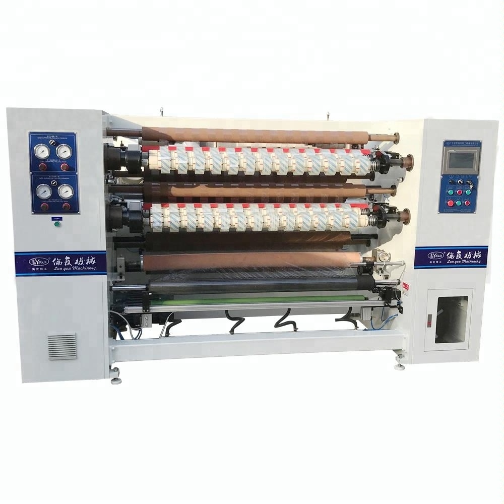 Automatic bopp self adhesive tape making machine