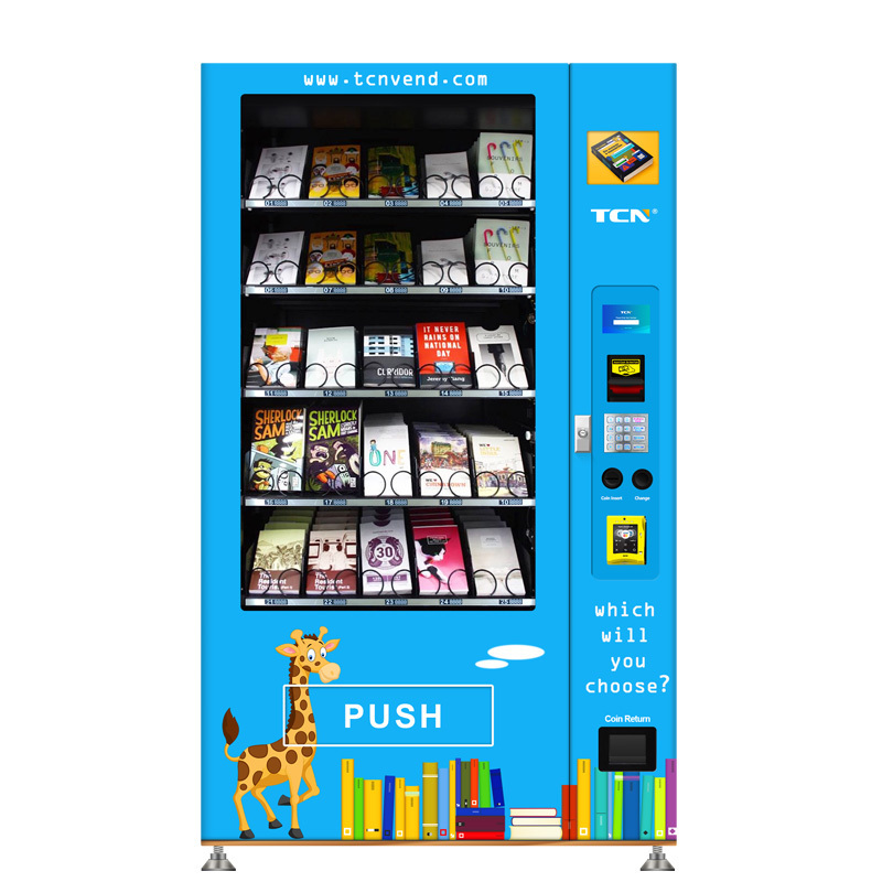 TCN Library School Books Vending Machine scholastic book notebook vending machine for sale