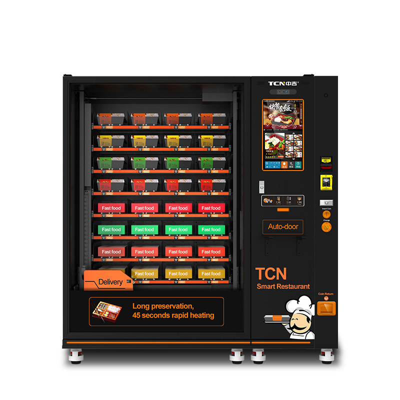 TCN Ready to Eat Hot Meal Lunch Box Vending Machine Hot Food Vending Machines